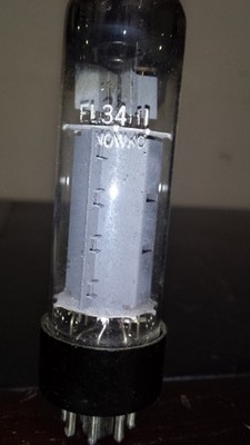 EL34 / 6CA7 tube RFT ( SIEMENS ) - SHORT BASE OO SOLID DISC GETTER TV-7 tested