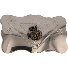 Saddle Bronc Riding Bucking Horse Rodeo Cowboy NOS 1980s NOS Vintage Belt Buckle