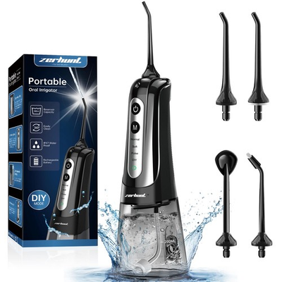 #ad #ad Water Dental Flosser Pick for Teeth: 4 Modes Cordless Portable Water Flossers. $23.08