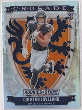 Colston Loveland 2025 Panini Rookies & Stars Crusade Silver Prizm Rookie #15