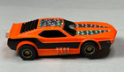 Tyco Ford Mustang Funny Car Neon Orange Black & Silver Trim HO Slot HP 7 Tested