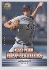 2007 Upper Deck First Edition First Pitch Foundations Andrew Miller #FPF-AM 0a1