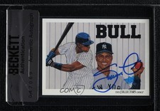 BAS 1993 Upper Deck Danny Tartabull #839 Seal of Authenticity Auto 3c7