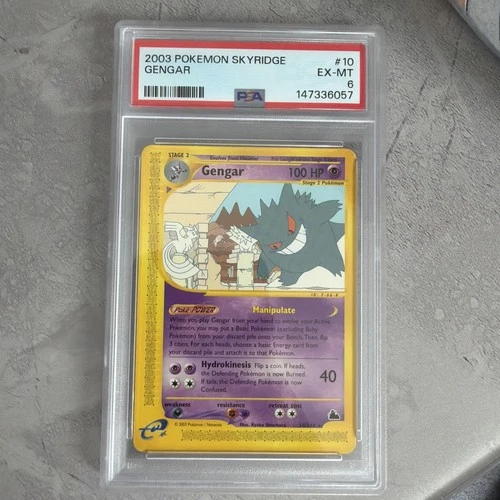 Pokémon TCG Gengar Non Holo 10/144 Psa 6