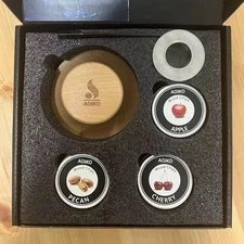 Cocktail Smoker Kit - 6 Flavors Wood Chips - Whiskey Smoker Kit, Bourbon Smoker 