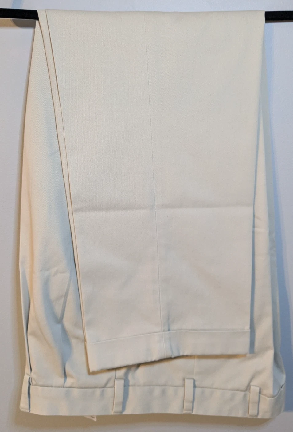 Brooks Brothers Men's 38x30 Beige Cotton Advantage Chino Elliot Pleated Pants