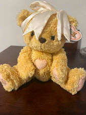 Enesco Cherished Teddies Beige Plush Bear Priscilla Hillman 1998 Ribbon Ear Tag
