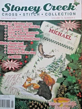 Stoney Creek Cross Stitch Magazine - July / Aug 2002 - Stocking Christmas