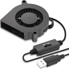 60mm USB Blower Fan, 3 Speed Control, 5V DC Brushless Cooling Fan