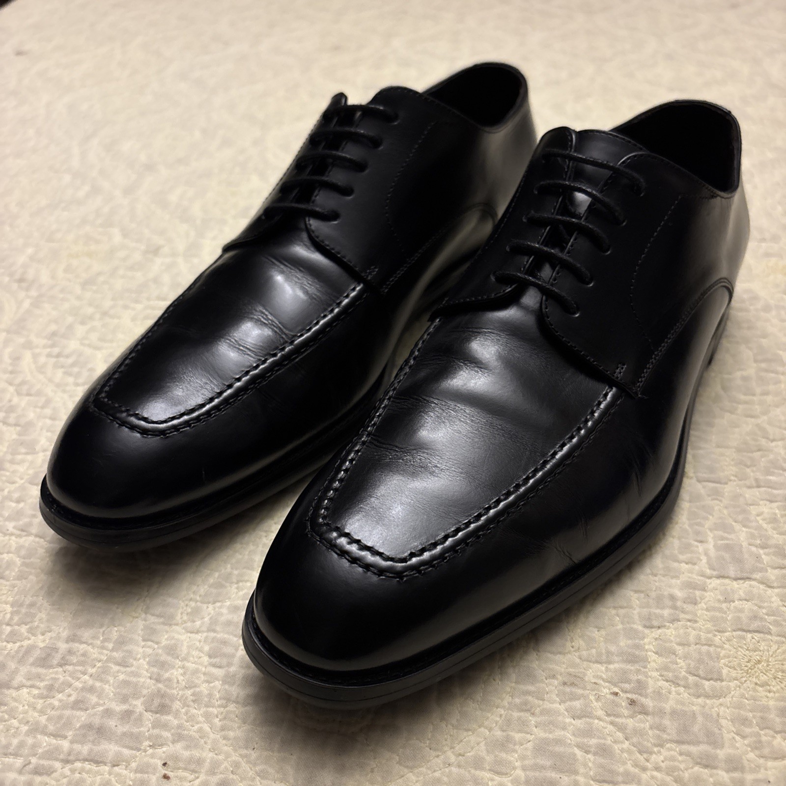 SAOLA To Boot New York scarpe stringate in pelle nera da uomo taglia 9