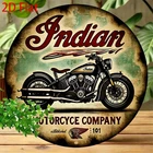 Vintage Indian Motorcycle Company Garage Tin Metal Signs Home Décor 8x8
