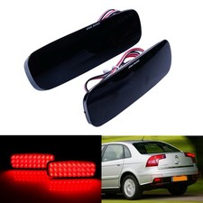 2x LED Stoßstange Bremsleuchte Reflektor Rücklicht für Citroen C1 C5 Schwarz