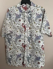 MEN'S NEO SIZE L SHORT SLEEVE BUTTON DOWN SHIRT (EXCELLENT CONDITION)