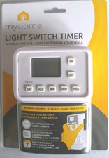 Mydome Light Switch Timer – Easy Program Easy To Install Perfect For Dark Winter