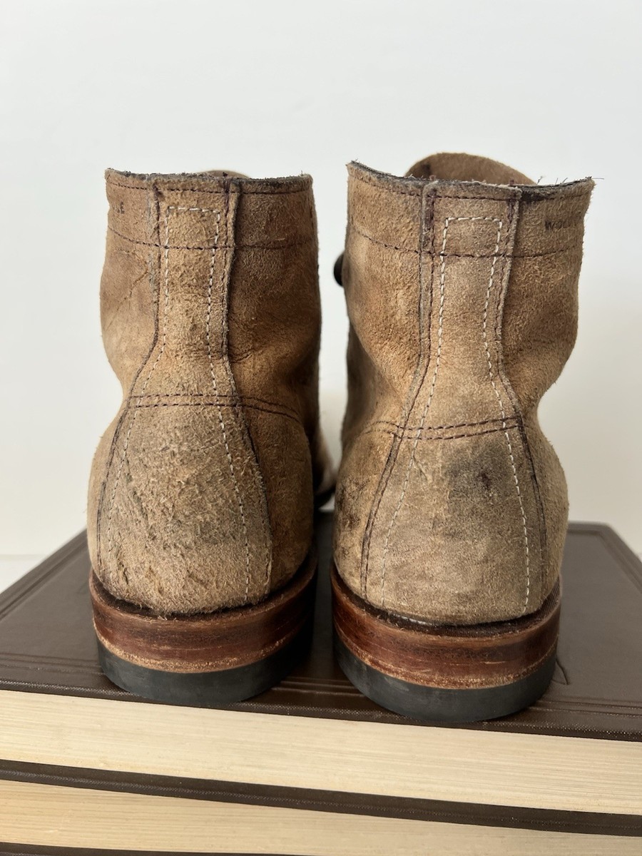 Wolverine ROUGH OUT 1000 MILE Mens 8 D PLAIN-TOE ORIGINAL BOOT USA