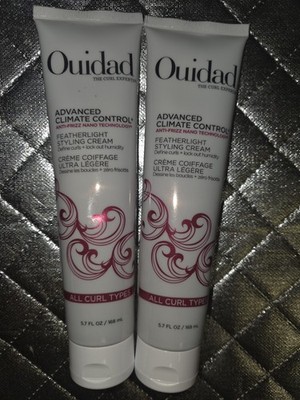 Ouidad Advanced Climate Control Featherlight Styling Cream 5.7 oz Lot Of 2
