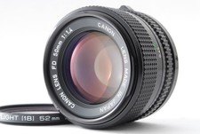 Canon New FD NFD 50mm f1.4 MF Standard Lens For FD Mount MINT w/Filter JAPAN