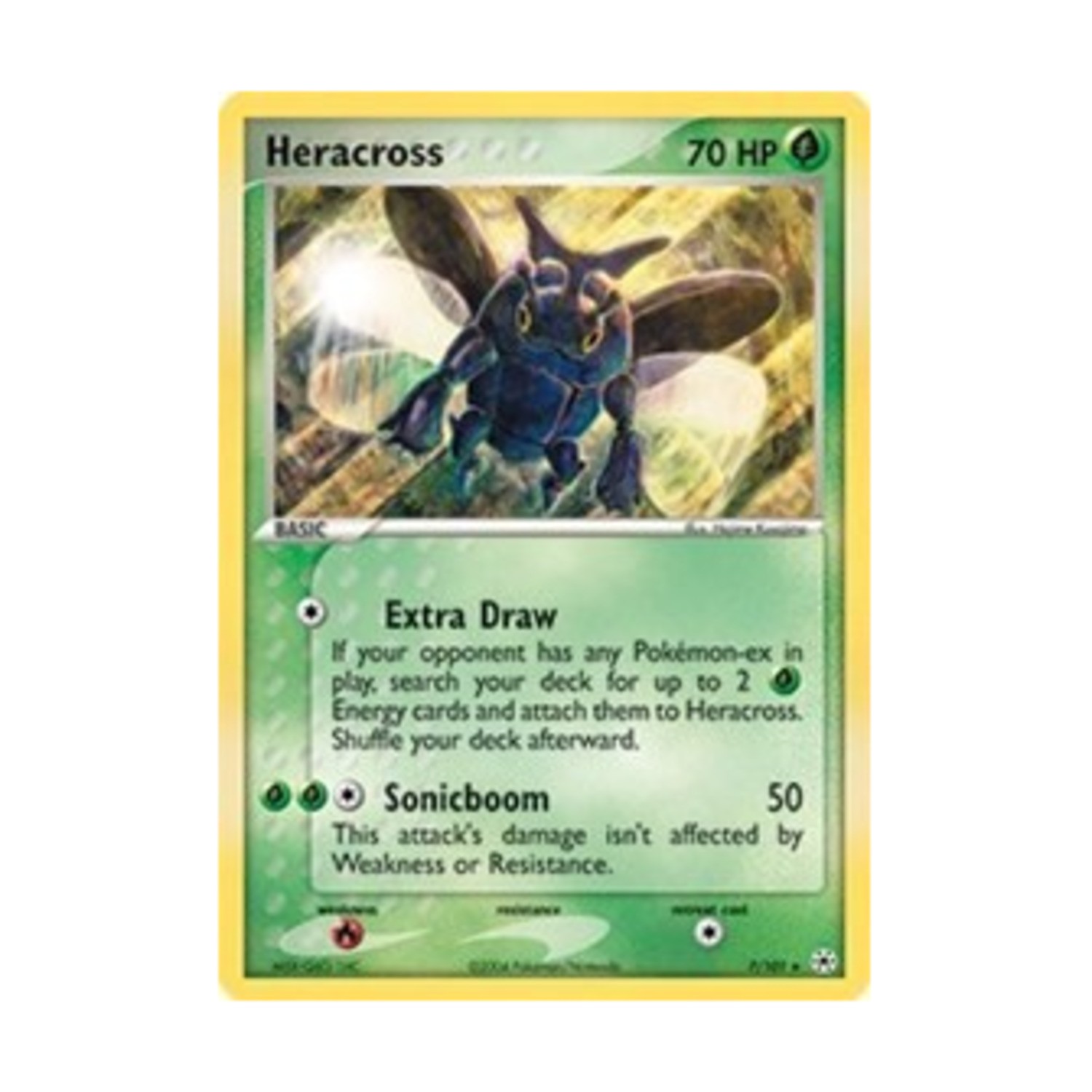 Pokemon Hidden Legends Heracross (HR) #7 (Holo) Fair