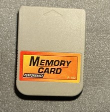 Performance Playstation 1 PS1 Memory Card Tested J781