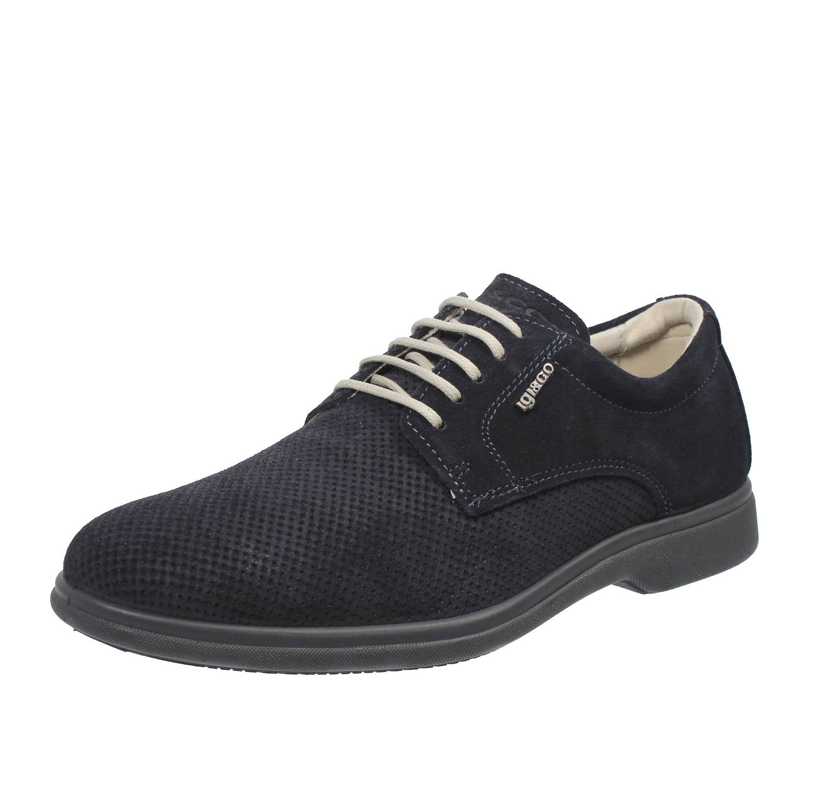 Глен - Стрингат от Igi - Co в Пелле-Блю - Талья 42 [26,5 см] Скарпе Уомо