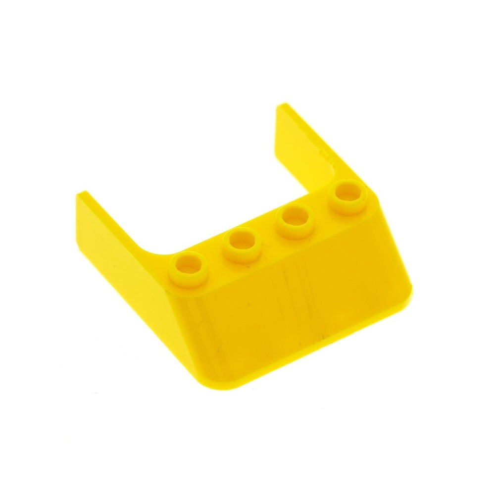 1x Lego Windshield 4x4x1 Yellow Cockpit Set 3181 4568162 6238