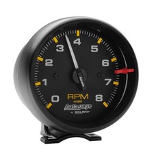 Tach. Black 8000 Rpm 3-34 Dunebuggy Vw Tach. Black 8000 Rpm 3-34 Dunebuggy Vw