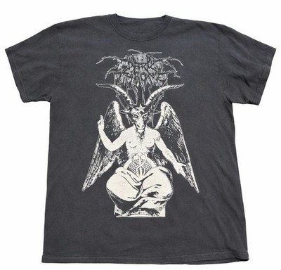 Darkthrone Black Graphic Print Crew Neck Men's Band T-Shirt