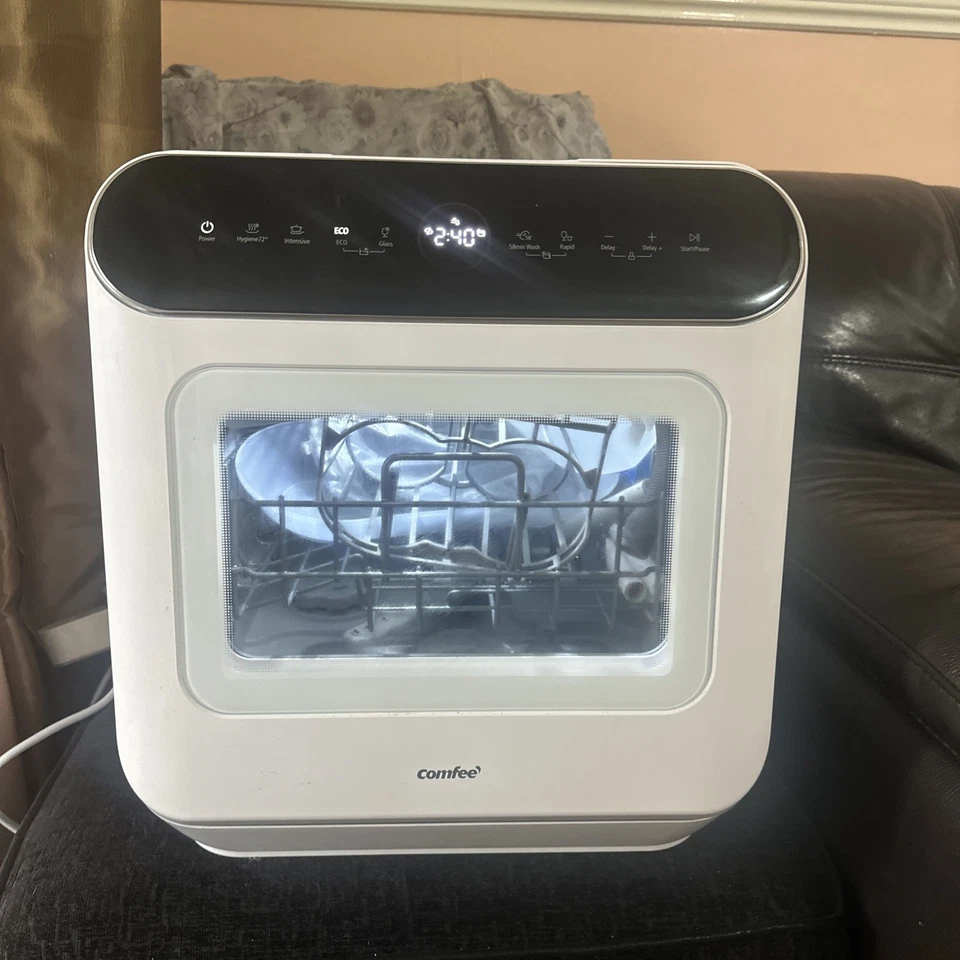 Comfee' Mini Plus Geschirrspüler TD305W kompakte Tischplatte