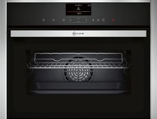 Image of NEFF N90 C17FS32N0B Built-in Compact Oven with Steam Function