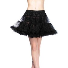 Leg Avenue Layered Black Tulle Petticoat Skirt Perfect for Festivals Costumes