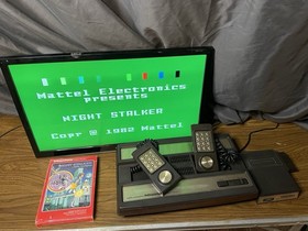 Intellivision Game Console Composite Mod + 32 CIB Games, Multicart, Intellivoice