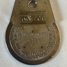 Kastar Metal Spark Plug Gap Gauge Tool Inches Millimeters Made In USA