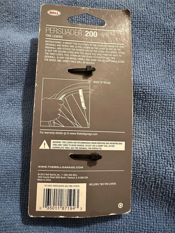 BELL BICICLETA PALANCAS NEUMÁTICO PERSUADER 200 NUEVO Foto 3 de 3