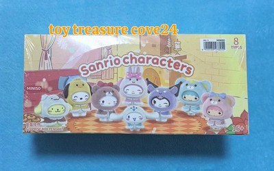 8pcs A Set MINISO Sanrio Character Small Cape Series Face Changing Blind Box Hot