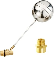 Joywayus 1 inch Thread Float Ball Valve Floating Ball-Cock Tank 1 Inch 