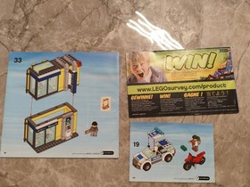 Lego Instructions 3661 City Bank and Money Transport Instruction Only