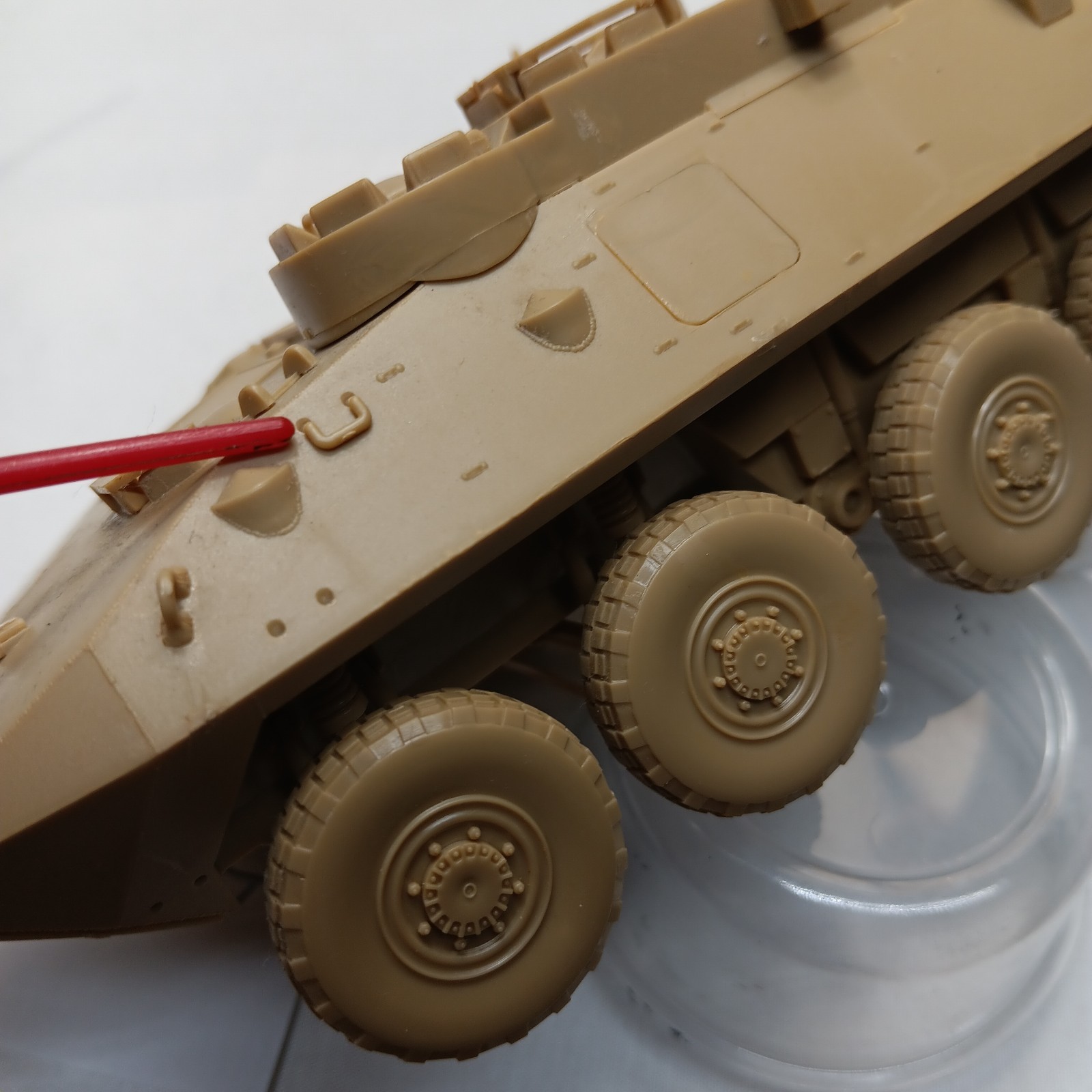 Built 1/35 Esci 5034 USMC LAV-25 Command Vehicle Ready to Paint/Detail 