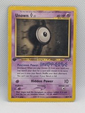 UNOWN [I] 68/75 C NEO DISCOVERY POKEMON 1ST EDITION DAMAGED UNOWN [I] on eBay