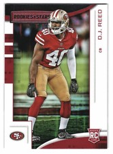 2018 Panini Rookies and Stars DJ Reed Rookie San Francisco 49ers #195