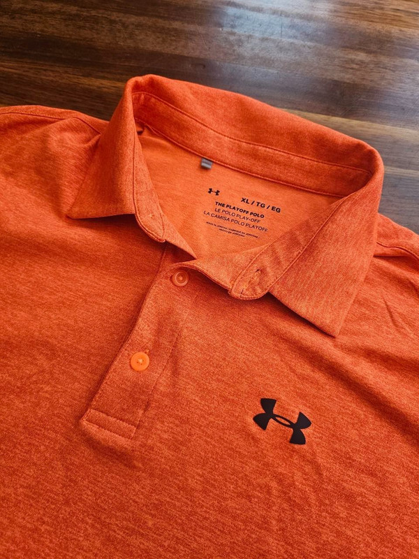 Under Armour Polo XL Orange