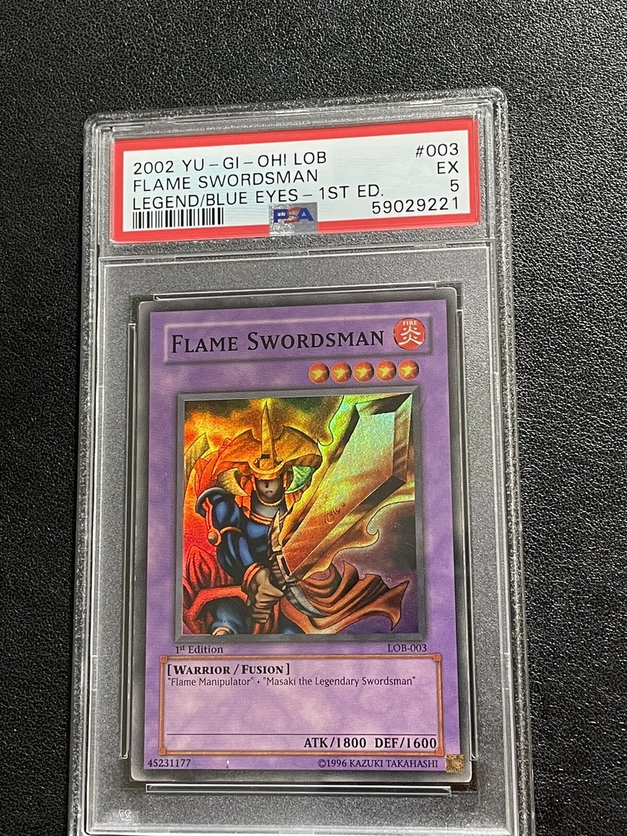 Flame Swordsman Yu-Gi-Oh! TCG Professional Sports Authenticator