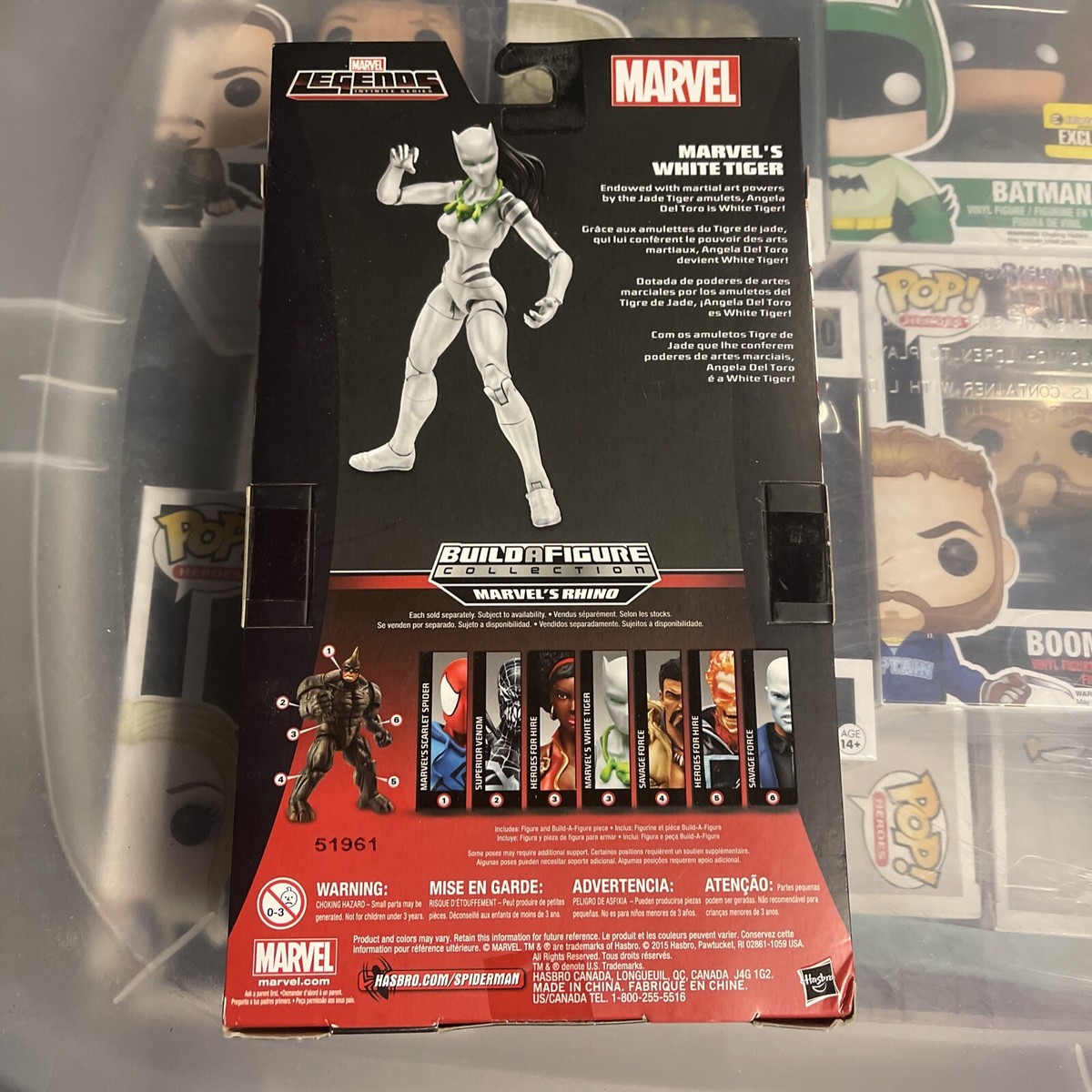 Marvel Legends Infinite Series Marvel's~WHITE TIGER~Build-A-Figure