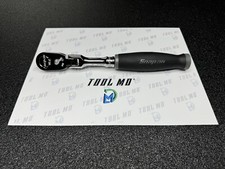 Snap-on Tools New 38 Drive Dark Titanium Soft Grip Flex-head Ratchet Fhf80adt Snap-on Tools New 38 Drive Dark Titanium Soft Grip Flex-head Ratchet Fhf80adt