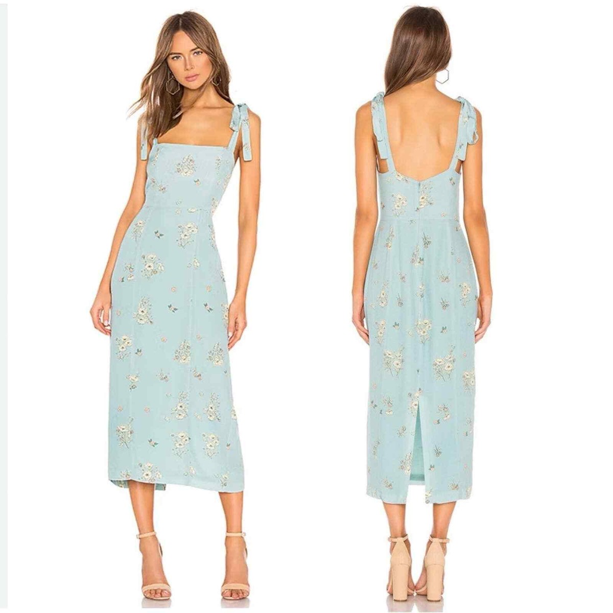 camille midi dress capulet Capulet Camille Midi Dress in Pollen