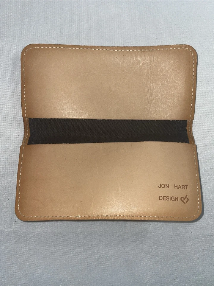 Jon Hart Design Canvas And Leather Check Book Cover Black Brown - Image 4 of 4