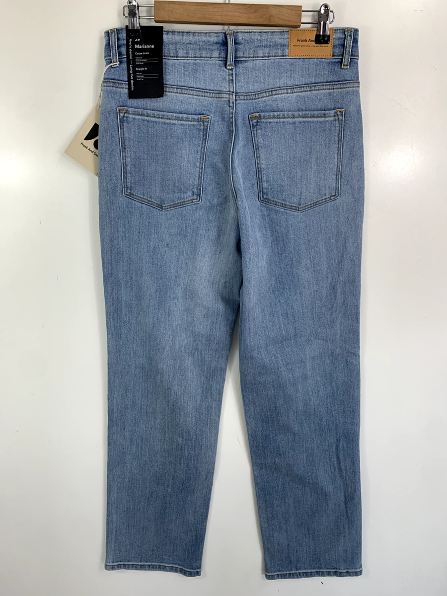 Frank and Oak Jeans Women's 29 The Marianne Blue Straight High