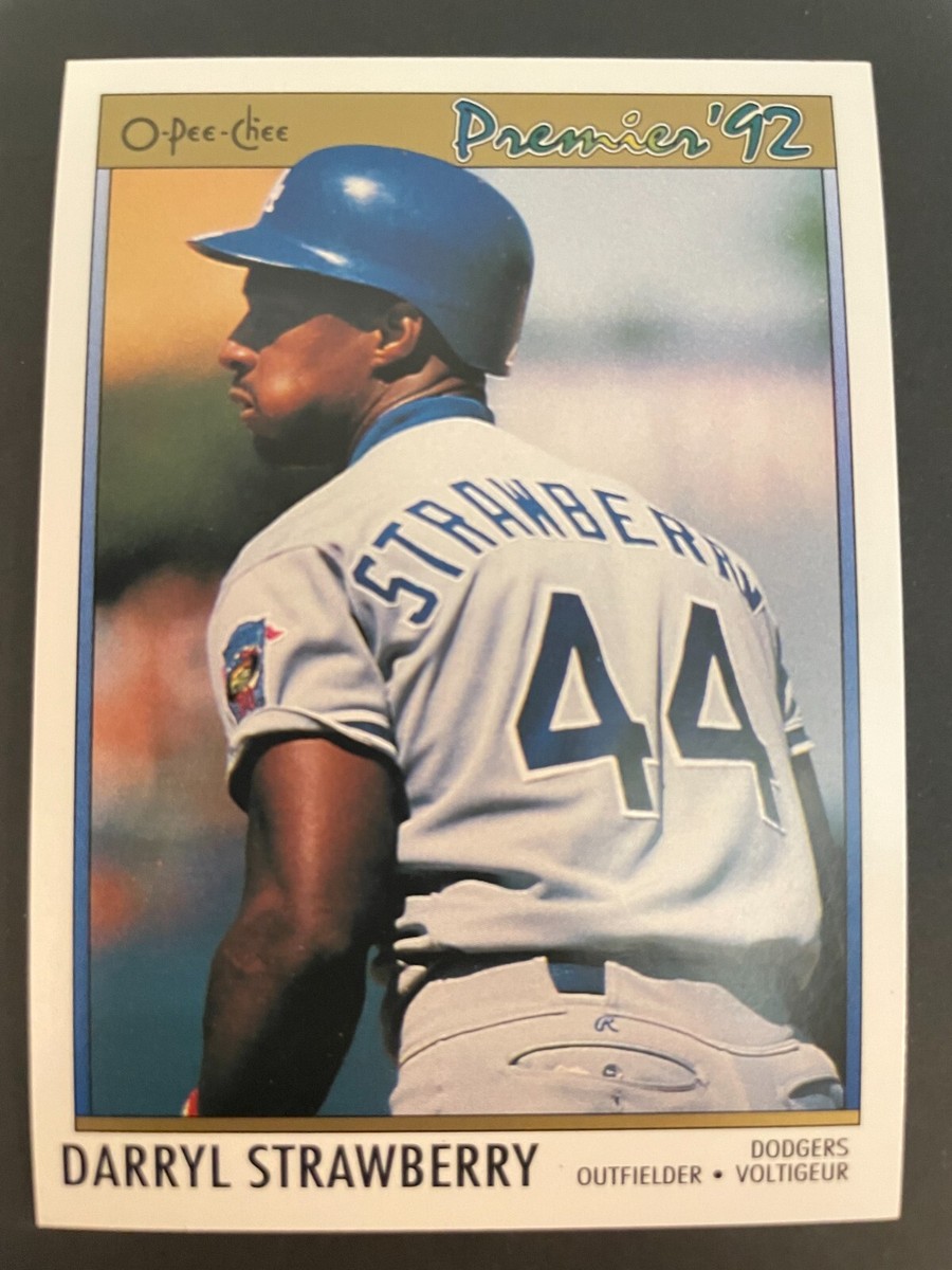 1992 O-Pee-Chee Premier Baseball Card #179 Darryl Strawberry | eBay