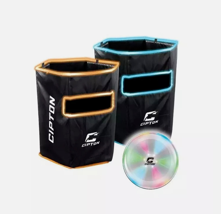 Набор из 3 предметов Cipton Sports Light Up LED Disc Toss для подбрасывания дисков
