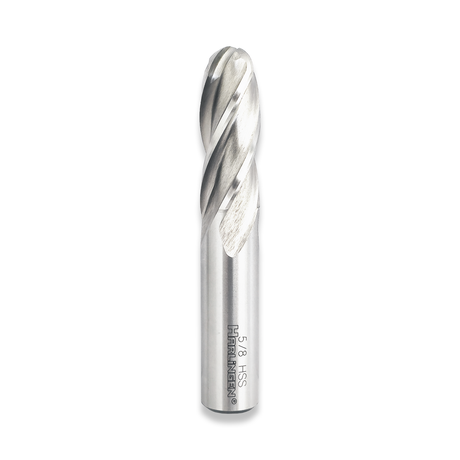 5/8"" BALL NOSE END MILL HSS MILLING CUTTER 4 FLUTE BALL END RDGTOOLS