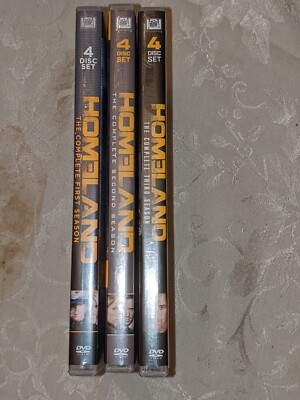 Homeland TV Series Complete Seasons 1 2 & 3 DVD Set Claire Danes